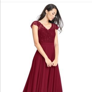 Azazie Cheryl Bridesmaid Dress in Burgundy